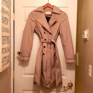 Calvin Klein Belted Trench Raincoat